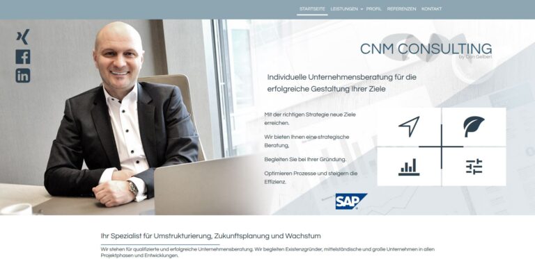Webdesign für ein Consulting Unternehmen