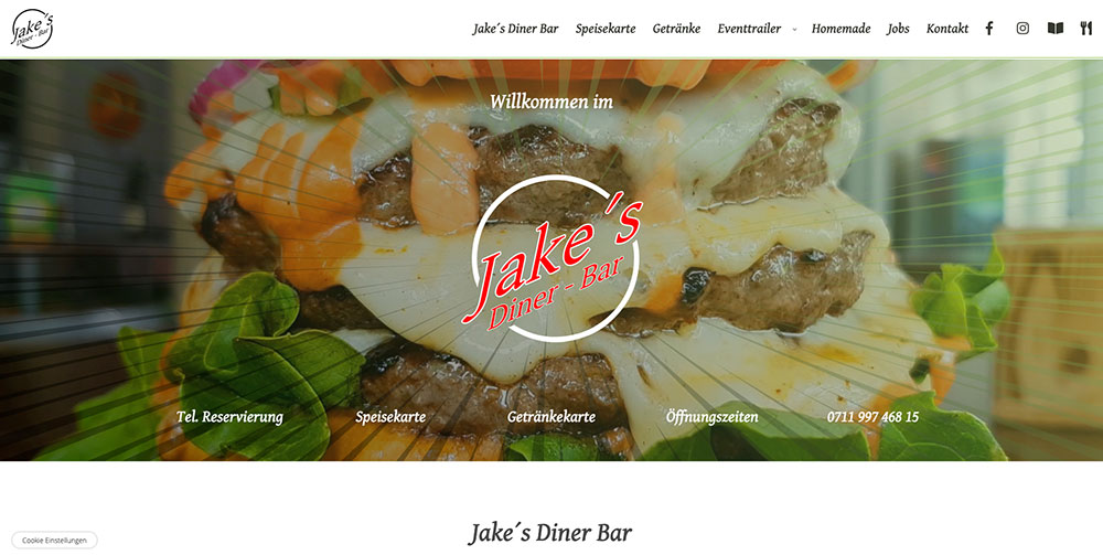 Relaunch einer Restaurantseite