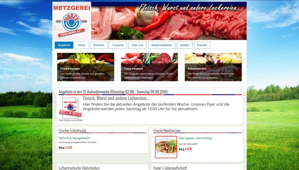 Webdesign Metzgereien