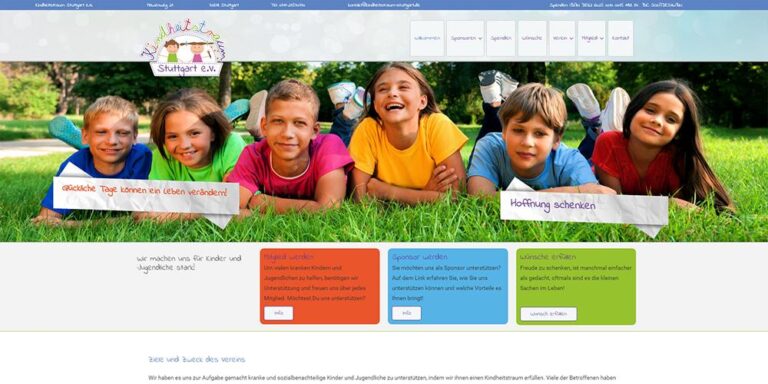 Webdesign für einen Verein