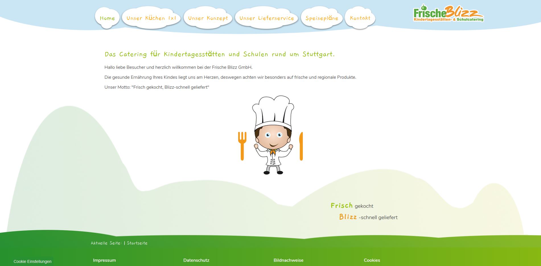 Webdesign für Lebensmittelhersteller