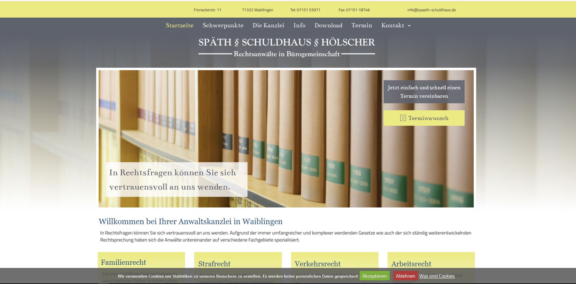 Anwaltswebseite