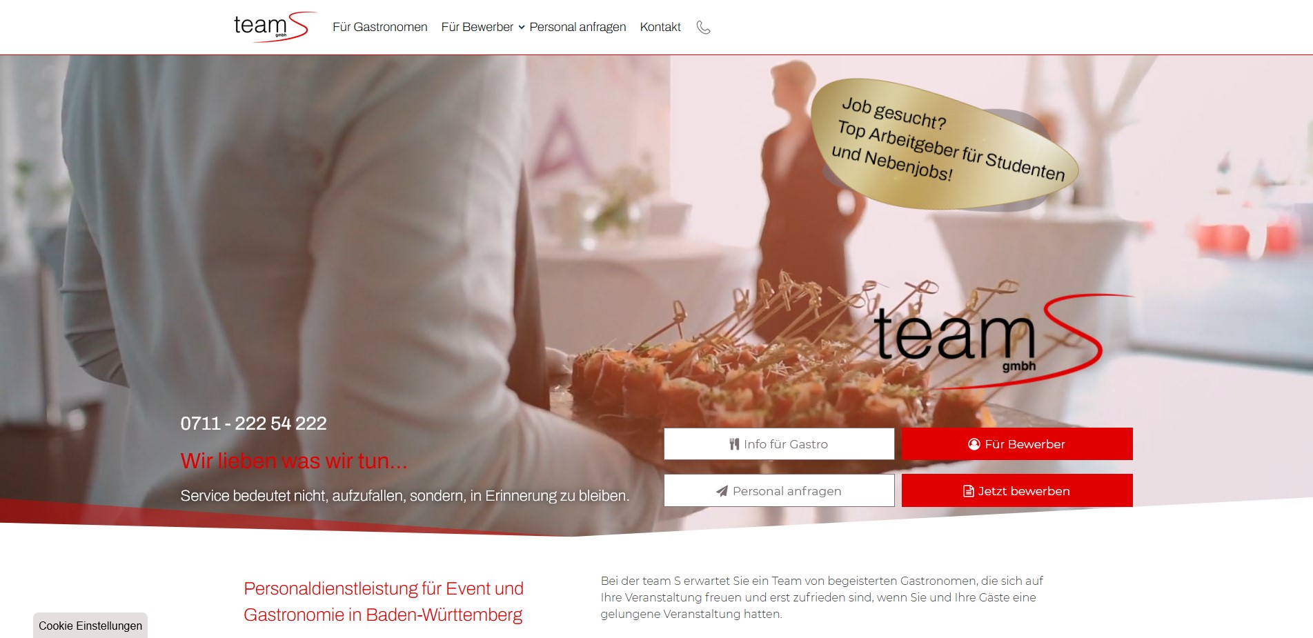 Webdesign für die Personalvermittlung