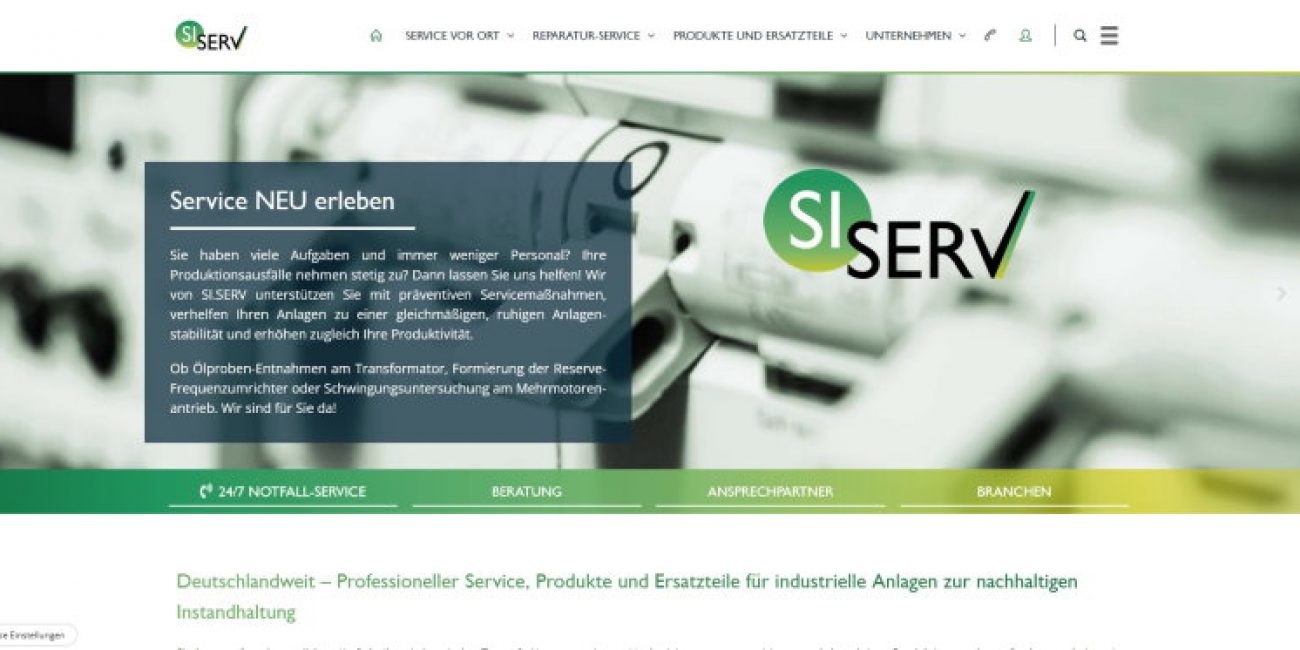 SISERV-webseite