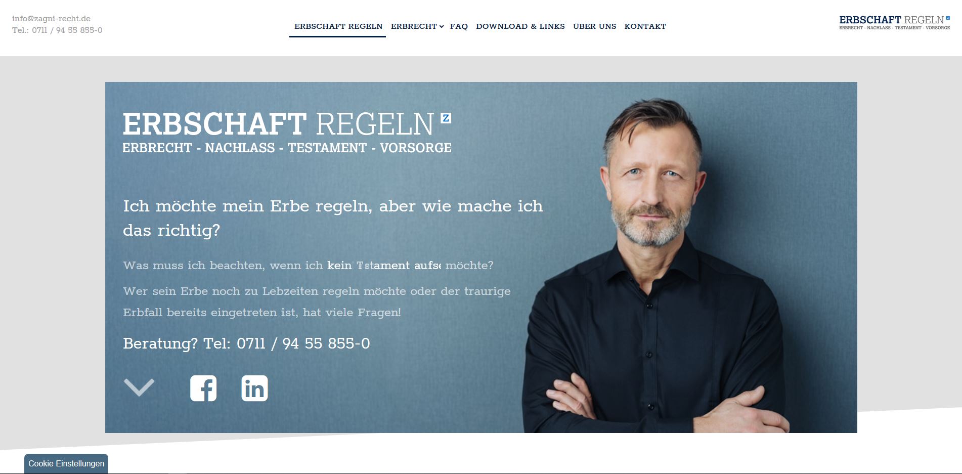 Webseite für eine Kanzlei erstellen lassen