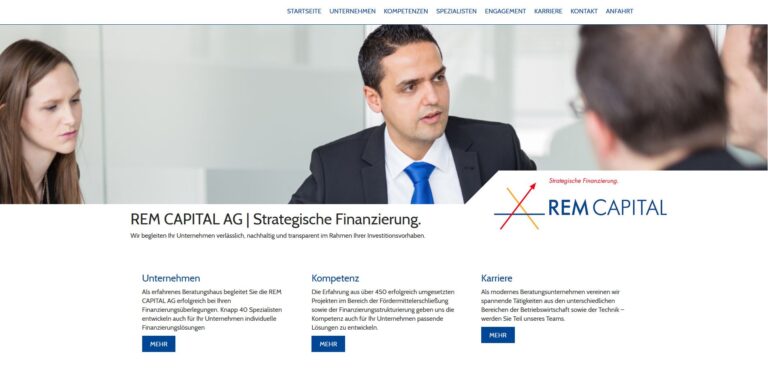 Webdesign für einen Finanzberater