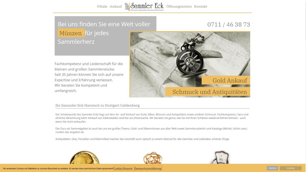 Webdesign für den Einzelhandel